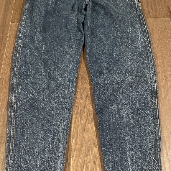 Vintage Women’s Jeans Lee High Waisted Acid Wash Pleated Retro Size 7 Made N USA - Picture 9 of 9